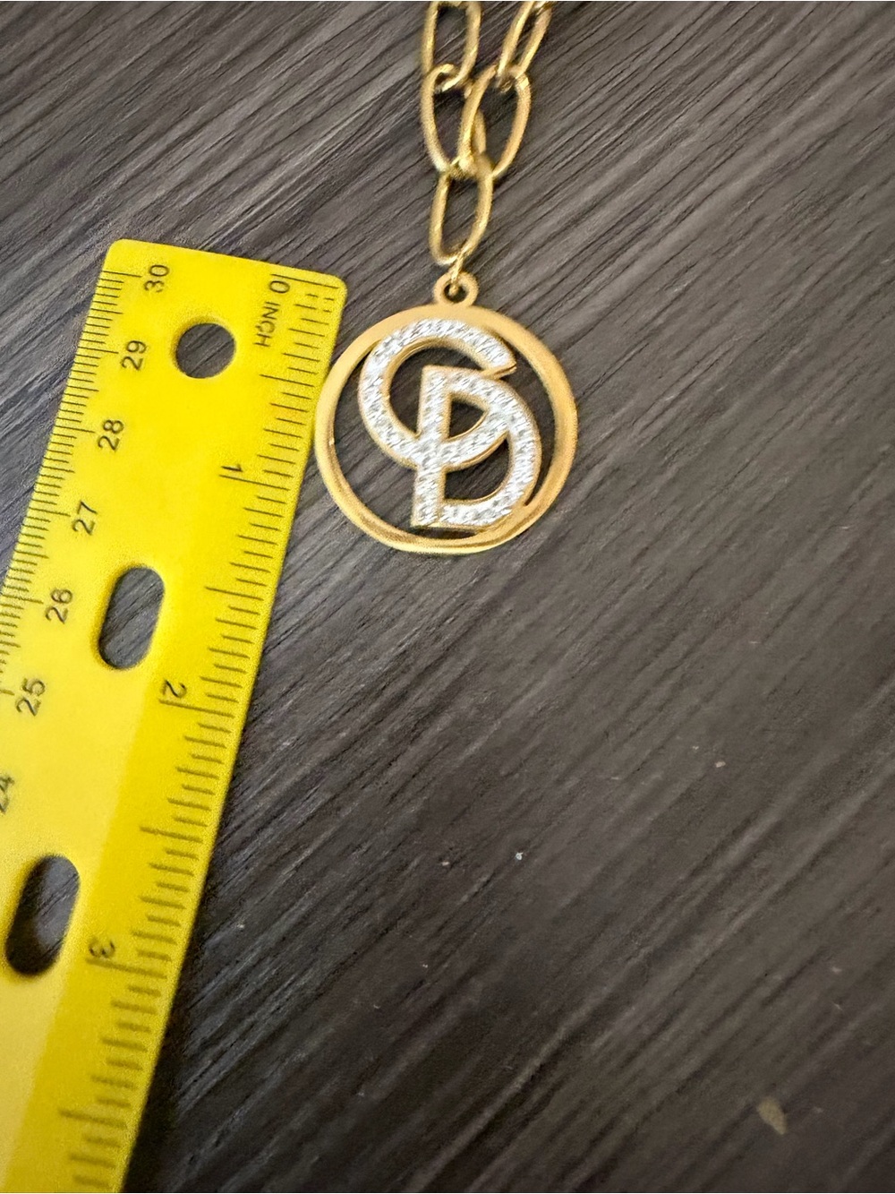 Stainless steel Crystal Pendant Necklace - Designer Inspired - Picture 8 of 9